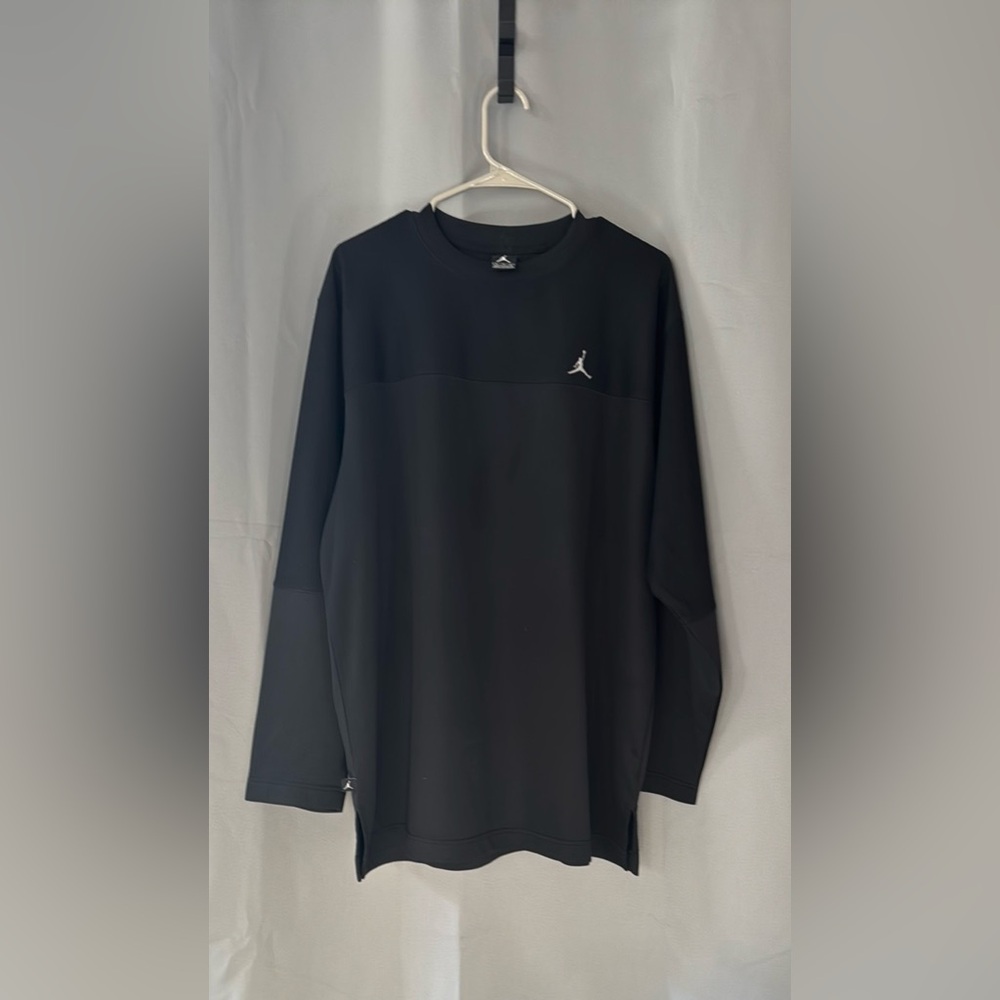 Jordan Black Long Sleeve Tee with Iconic Logo